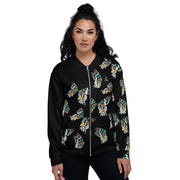Sunset Moth Unisex Bomber Jacket